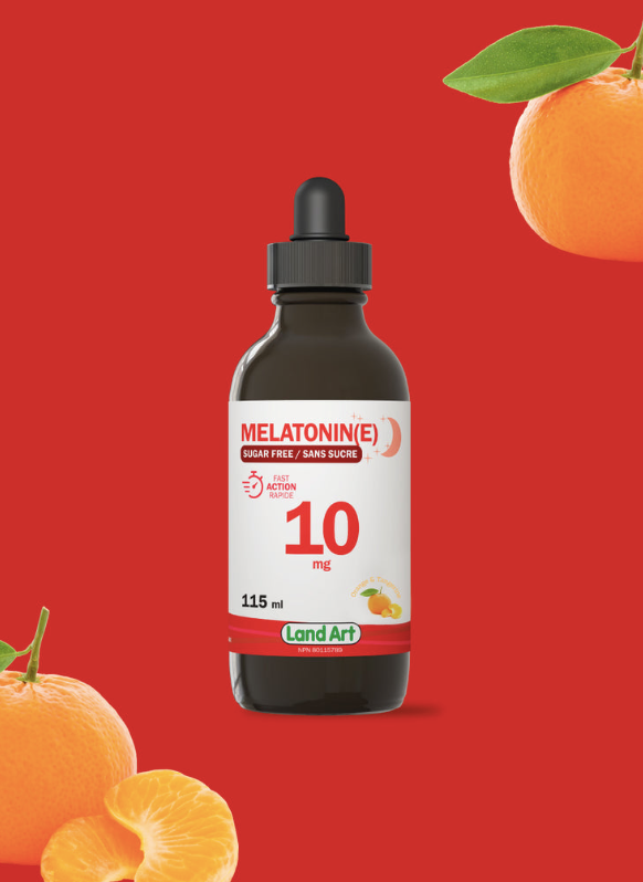 Mélatonine 10g/ml - 115ml - Orange et Tangerine - Land Art